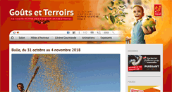 Desktop Screenshot of gouts-et-terroirs.ch
